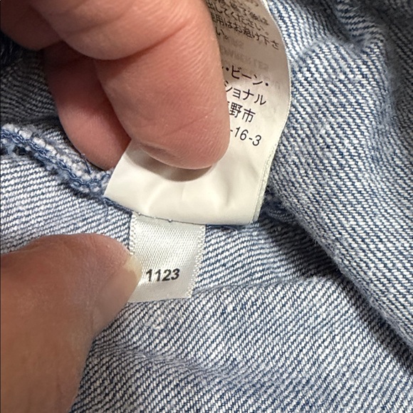 L.L. Bean Woman’s Sun Washed Denim Straight Leg Pull On pants Size Large. - Picture 16 of 16